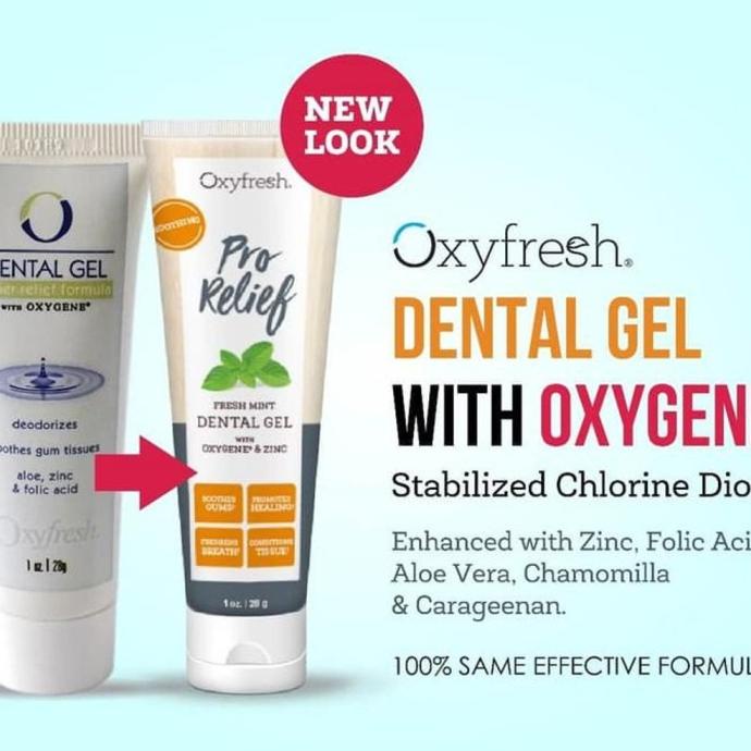 Oxyfresh gel 1 oz / dental gel / oxygene pro relief