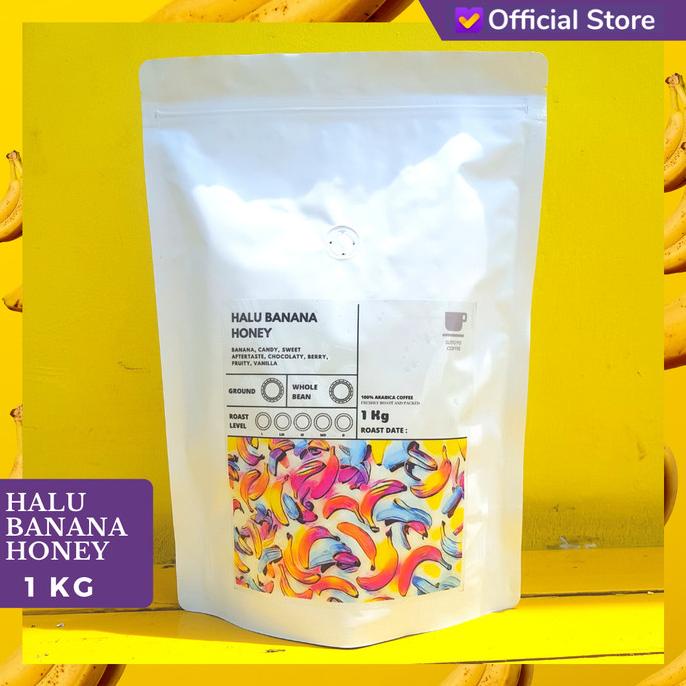 

Kopi Arabika Halu Banana Honey 1 Kilogram | Sutoyo Coffee