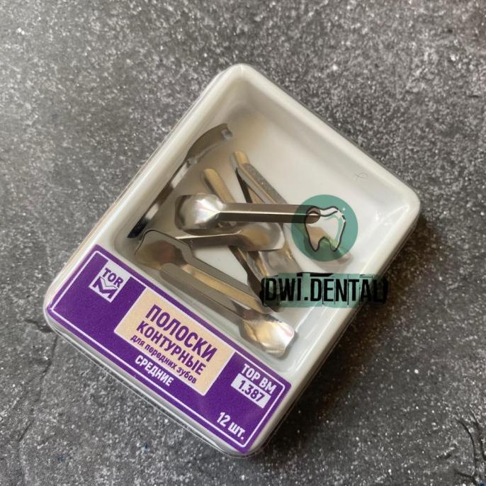 12pcs anterior proximal matrix strip matriks gigi depan