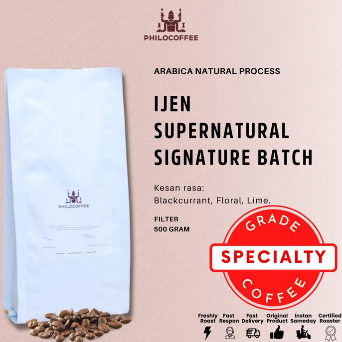 

Kopi Arabika Ijen Supernatural Signature Batch 500G