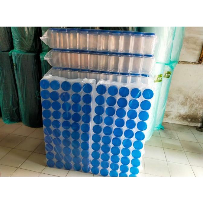 Termantab] [Khusus Grab/Gojek] Toples Plastik 2 Liter | Toples Ikan Cupang