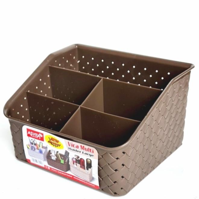 

Terlaris Keranjang Sekat 5 Tray Basket Kotak Remote Holder Asvita 303 Vica Box