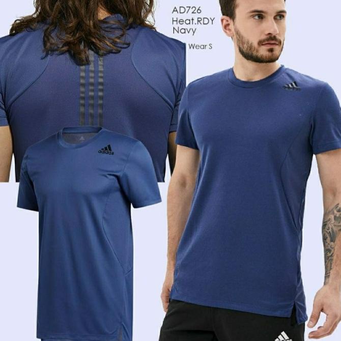 baju kaos dry fit pria olahraga original adidas