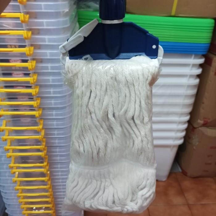 Pelan Alat Pel Lantai Jepit | Pel Lantai Gagang Stainless | Floor Mop