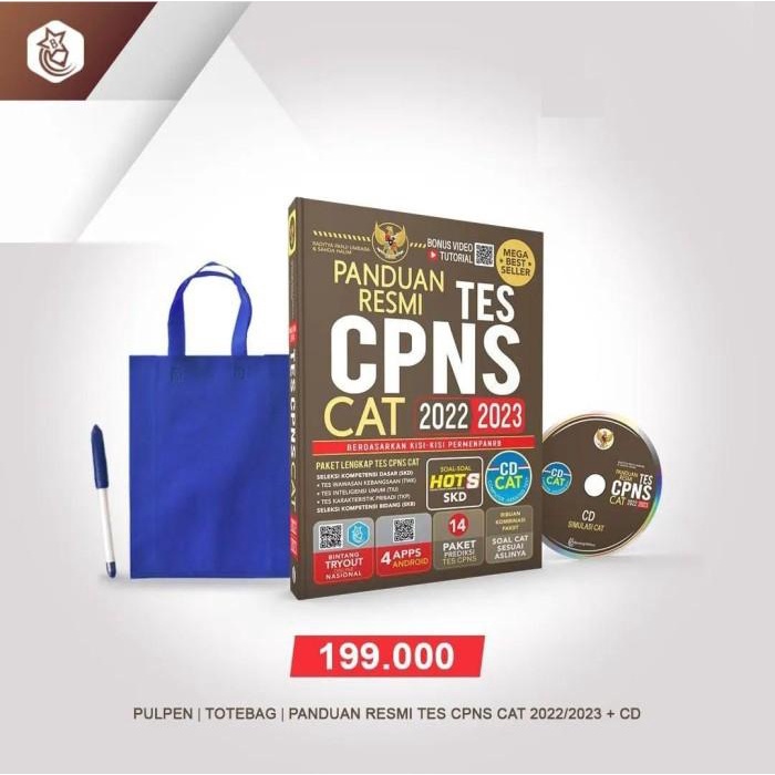 

Panduan Resmi Tes CPNS CAT 2022/2023 + CD - Original - Bintang wahyu