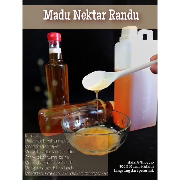 

Madu Nektar Randu Madu Murni 100% Non Merk