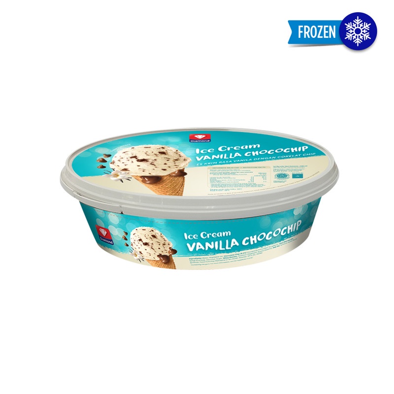 Promo Harga Diamond Ice Cream Vanila 700 ml - Shopee