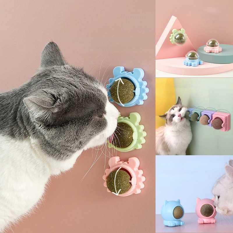 Contail Mainan Cakaran Kucing Bola Aroma Catnip Scratcher Ball - LV-95