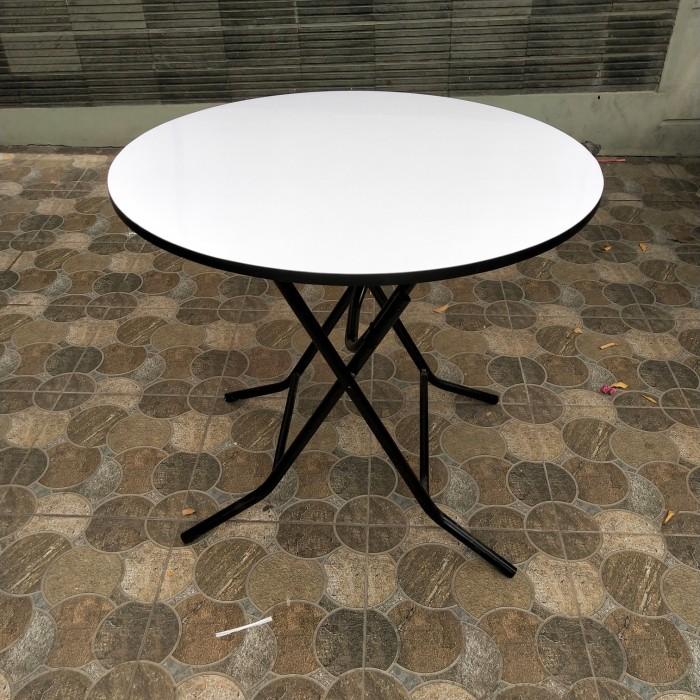 Terlaris Meja Lipat Bulat Diameter 80