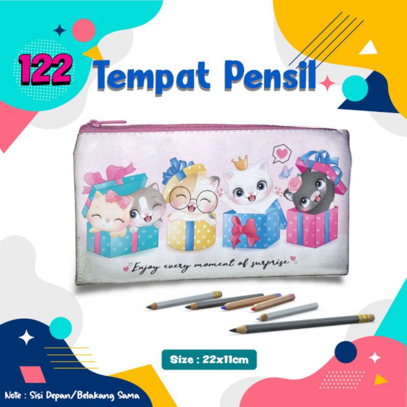 

Cat Moments-122 Tempat pensil/ Pouch/ Custom Nama Foto Souvenir Kado Hadiah Wadah Kostak Kotak Dompet