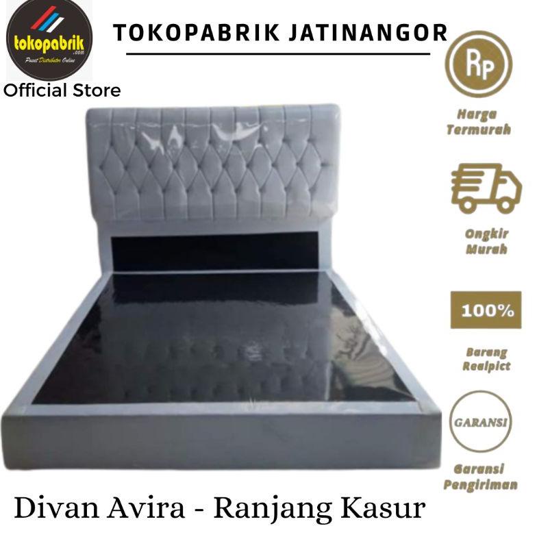 Divan Dipan Ranjang Kasur lengkap sandaran Kasur Springbed UK.160x200 no. 2 harga termurah terlaris 