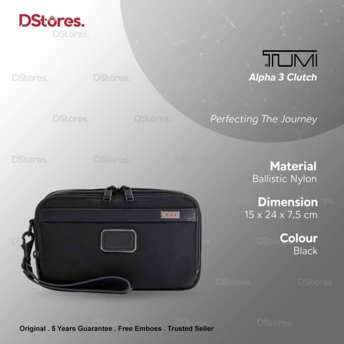 Terlaris Clutch Tumi Alpha 3 - Black