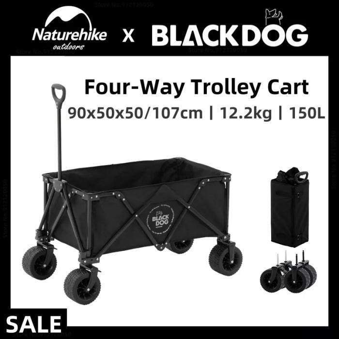 Terlaris Gerobak Dorong Troli Camping Blackdog Naturehike