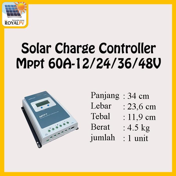 Terlaris Scc Solar Charge Controller Mppt 60A Epever Tracer 6420An