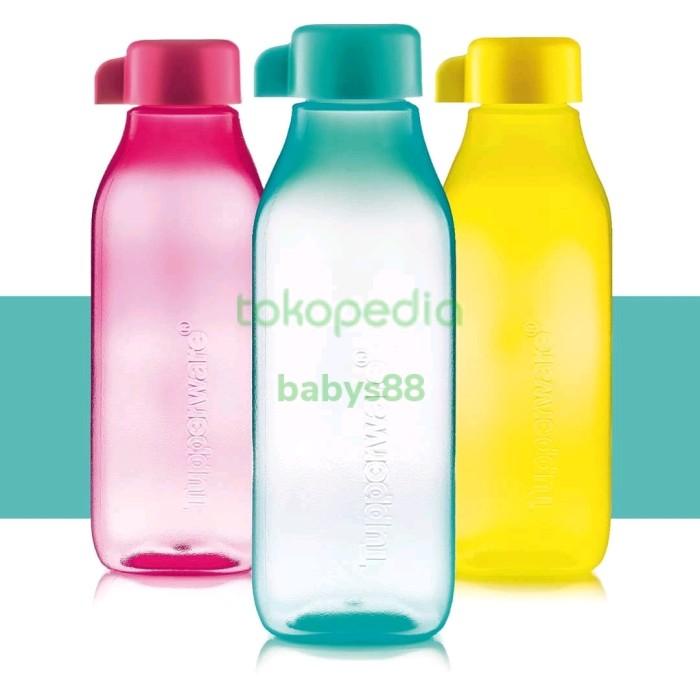 TUPPERWARE BOTOL MINUM SQUARE 1LITER - TUPPERWARE SQUARE BOTTLE 1LITER
