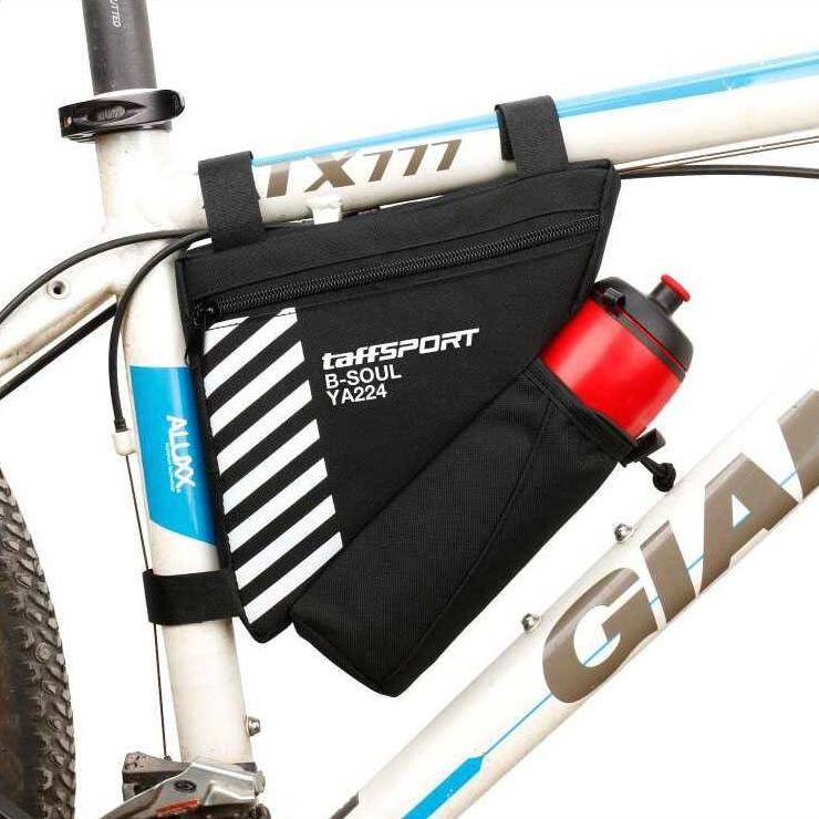 Tas Segitiga Seattube Frame Seat Tube Penyimpanan Tool Sepeda Dengan Holder Botol Minum MTB Federal 