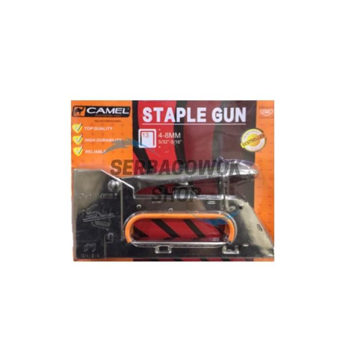 

Penjolo Mesin Staples Tembak Jok Gun Tacker Gun Staples Camel Berkualitas R23