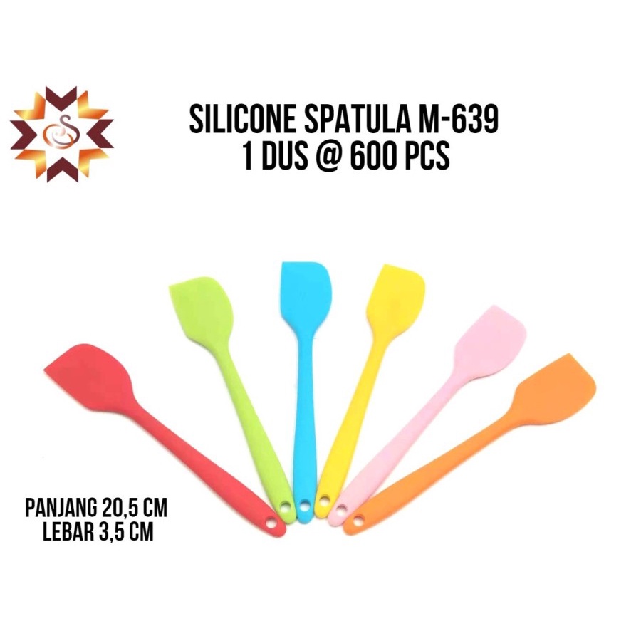 Silicone Spatula Sepatula Silikon Sudip Sendok M-639