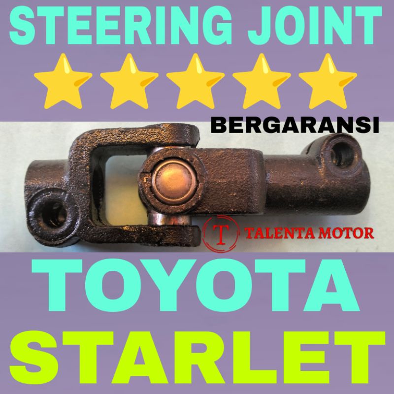 BERGARANSI. STEERING JOINT TOYOTA STARLET / JOIN STEER / STIR  MERK CENTURY ORIGINAL
