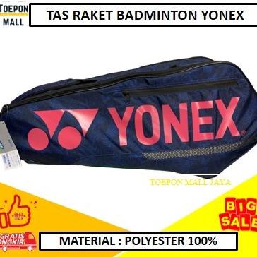 Tas raket Badminton YONEX BA42126EX TEAM RACQUET BAG ORI NAVY PINK