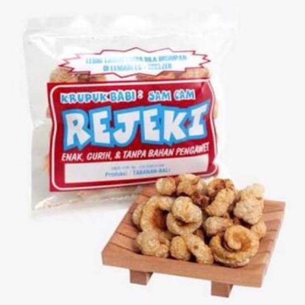 

Krupuk Samcan / Kulit Babi REJEKI Khas Bali 70gr Best Seller