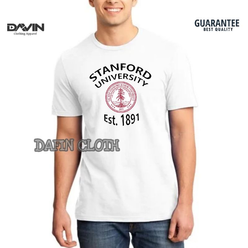 Kaos Pria Baju Tshirt Stanford University 1891