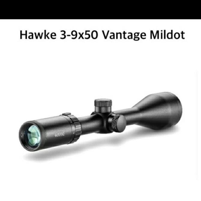 telescope hawke 3-9x50 vantage mildot teropong hawke 3-9x50 IDS