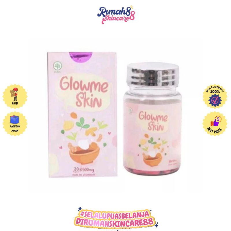 NOERA Glow Me Skin | Kapsul Pemutih Kulit Obat Jerawat BPOM