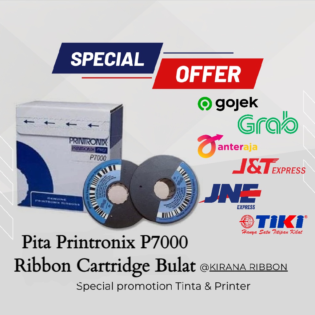 Pita Printronix P7000 Ribbon Cartridge Bulat