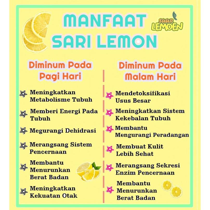 

Terbaru - 1 Liter Sari Lemon Murni Jus Untuk Diet Pelangsing Badan Detox Alami Dengan Bahan Lemon California by Suur Lemoen ID