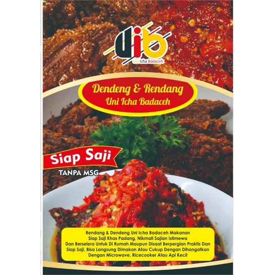 

dendeng rabu/paru balado uni icha badaceh 175.grm