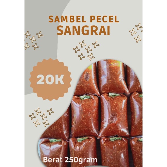 

Sambel Pecel Sangrai asli NGANJUK