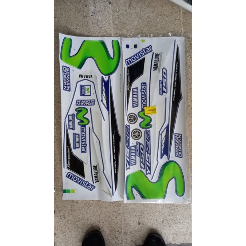 Original Impor Malaysia Yamaha Jupiter MX King Y15ZR Movistar motoGP NOS Striping FULL Set Bodi Live