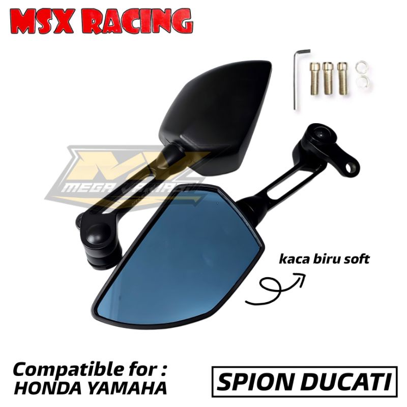 Kaca Spion Motor Model Ducati Spion Motor Variasi Spion Ducati Cocok Untuk Semua Jenis Motor Mio