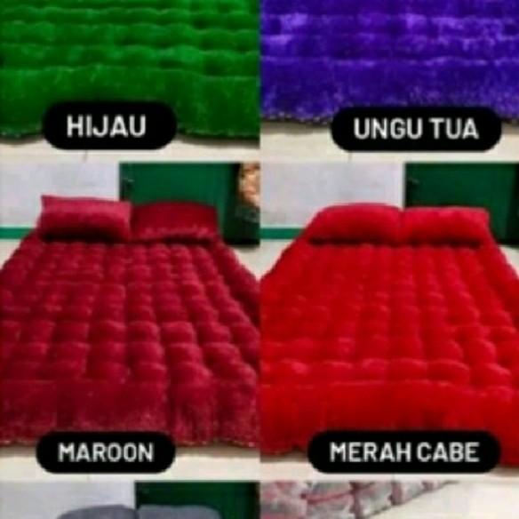 Permadani (Bonus 2 Bantal)Kasur Karpet Lantai Rasfur 200X160 Tebal +-10 Cm