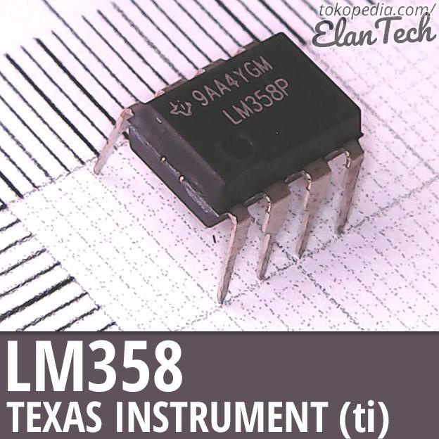 LM358 / LM 358 LM358P Texas Instrument TI Ori Original Asli Elan73c Berkualitas