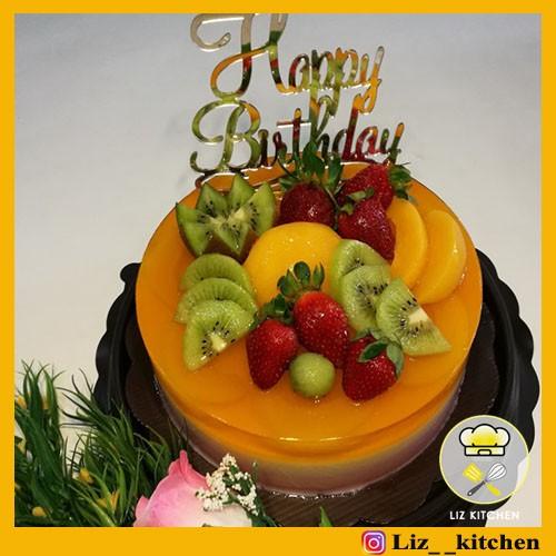 Cetakan Puding Buah / Kue Puding Ulang Tahun / Birthday Cake + Topper