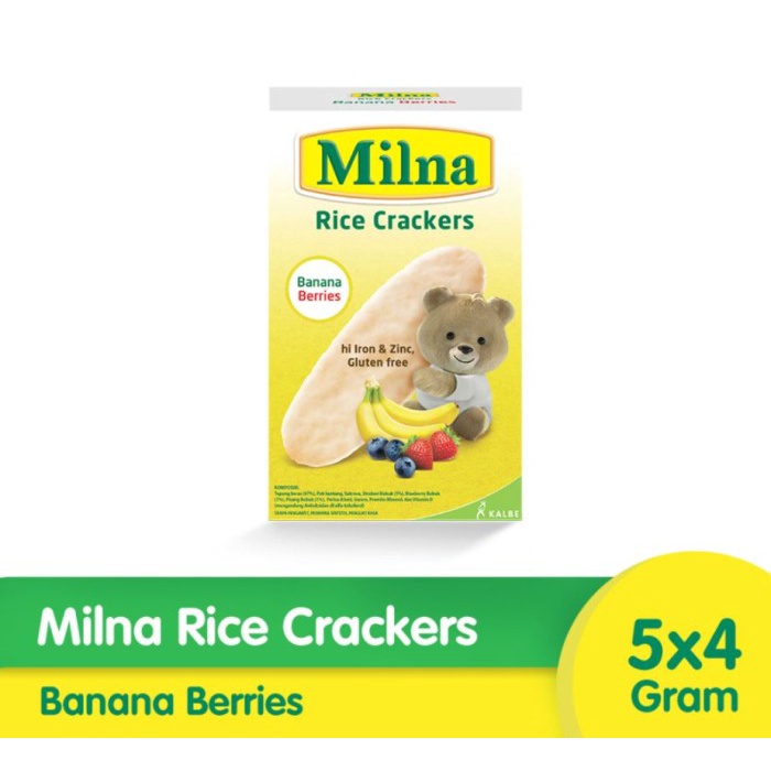 

Milna Rice Crackers BANANA BERRIES 20 gr