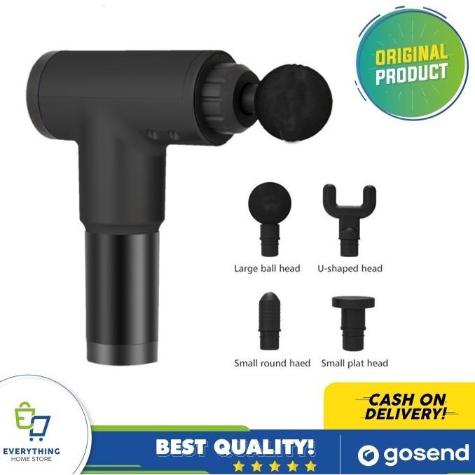 Alat Pijat Getar Elektrik Portable Wireless Muscle Fascial Massage Gun