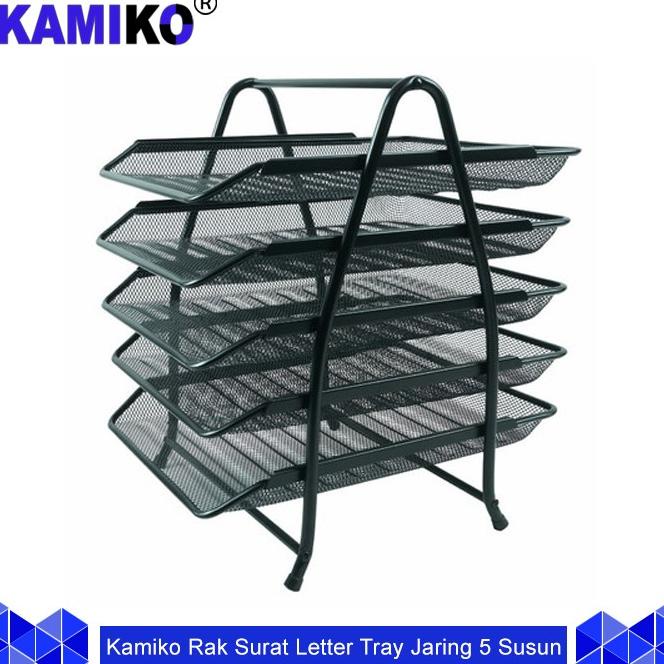 

Baru Kamiko Rak Surat Letter Tray Jaring Letter Paper Document Tray 5 Susun Original