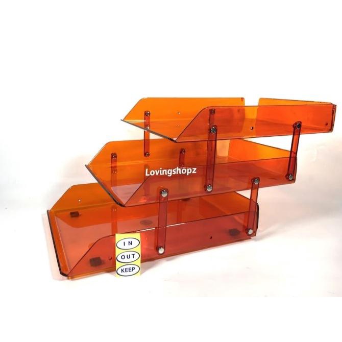 

Baru Elevated Tray 603 Microdot, Rak /Tempat Dokumen 3 Susun Original