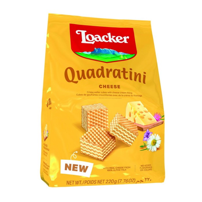 

(WAFER) LOACKER QUADRATINI CHEESE FLAVOR 100-220GR