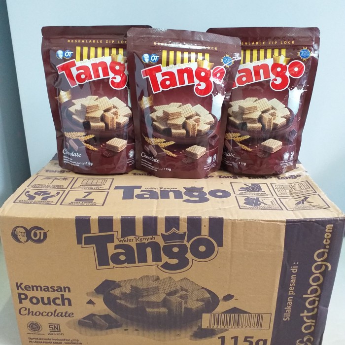 

Tango Wafer Coklat Pouch 1 Dus - Via GOJEK/GRAB