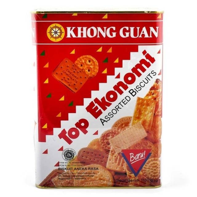 

Khong Guan Biskuit Kaleng Top Ekonomi [1150 gr]