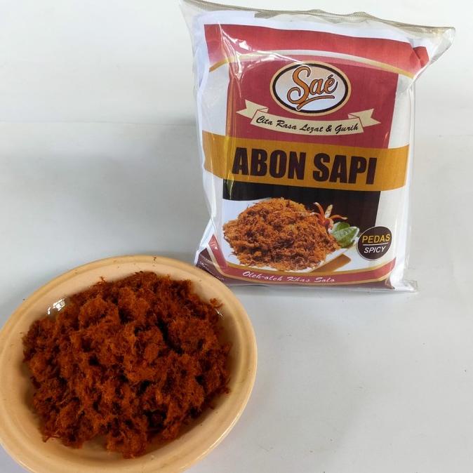 

$$$$] Abon Sapi Sae Rasa Pedas 250gr