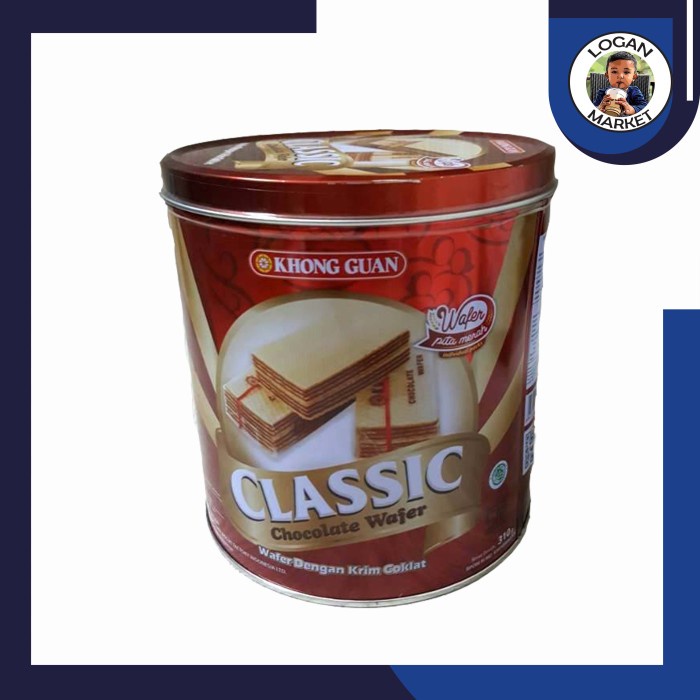 

Khong Guan Classic Wafer Chocolate Kaleng