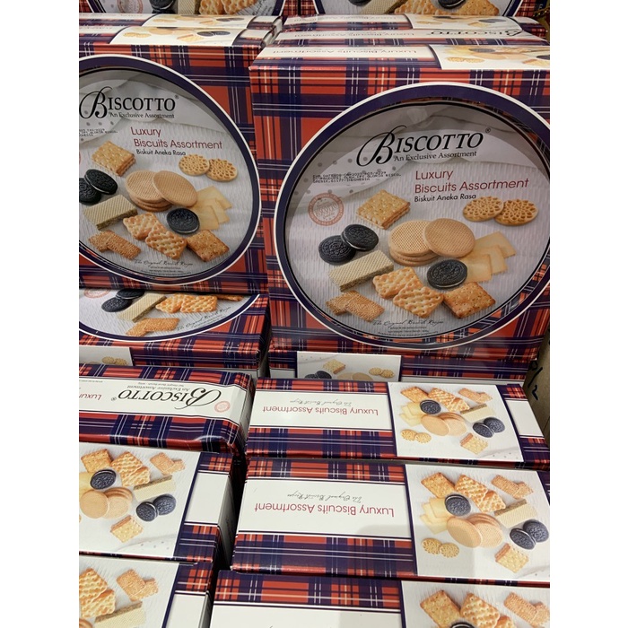 

BISCOTTO LUXURY ASST BISCUITS 400GR - BISKUIT - WAFER - LEBARAN