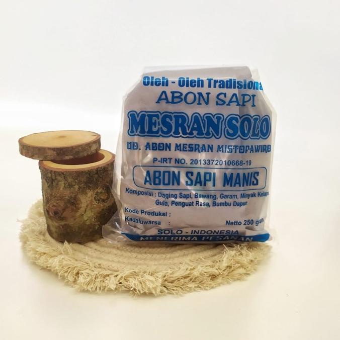 

Buruan serbu] Abon Sapi Khas Solo Mesran Rasa Manis 250gr