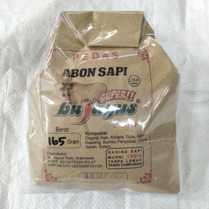 

] Abon Sapi Super Bu Jayus 165gr