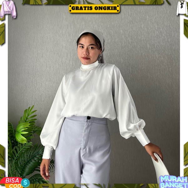 Simer Louse Cewek Lengan Panjang Termurah Bisa Cod Bayar Ditempat Top Shimer Tasyi Bangkok Shimmer S